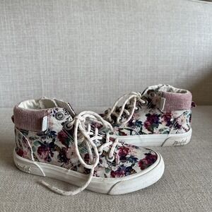 Blowfish‎ Malibu Kids Size 13 Bee And Floral High Top Sneakers